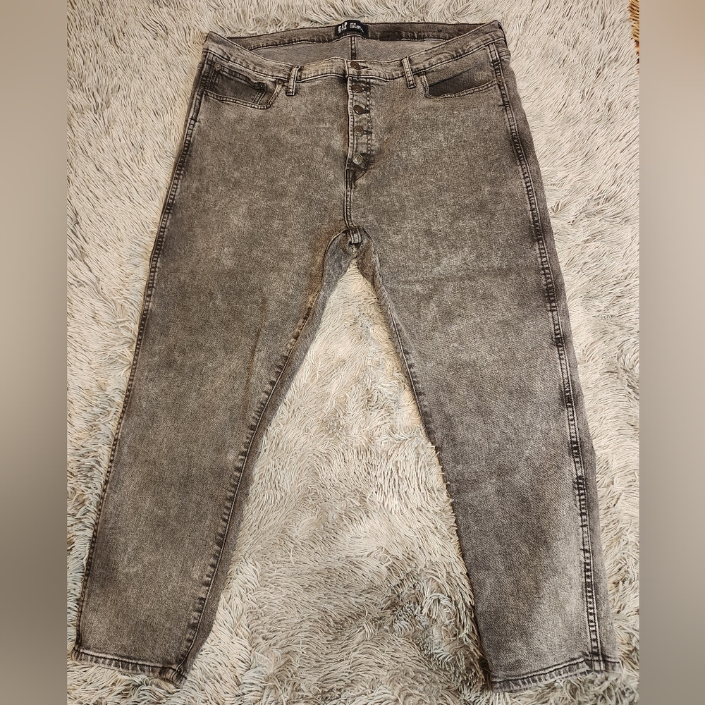 Gap Vintage Slim Button Fly Blackwash Demin